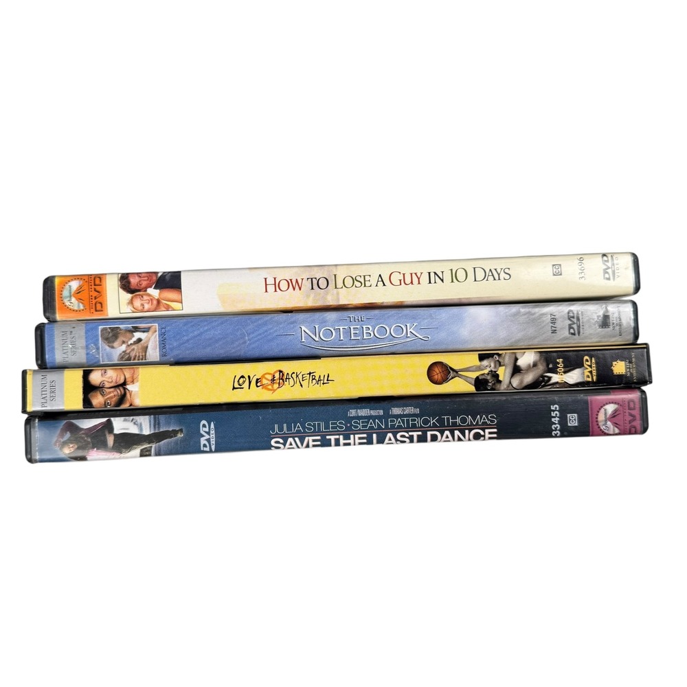 Romance DVD Lot The Notebook Love & Basketball Save Last Dance How to Lose a Guy - Picture 3 of 4